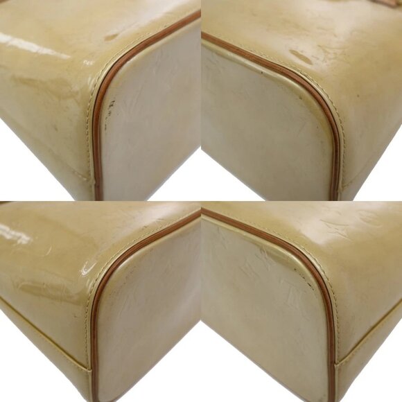 LOUIS VUITTON Houston Shoulder Bag Monogram Vernis Leather Beige M91004 33KB642 - Picture 13 of 16